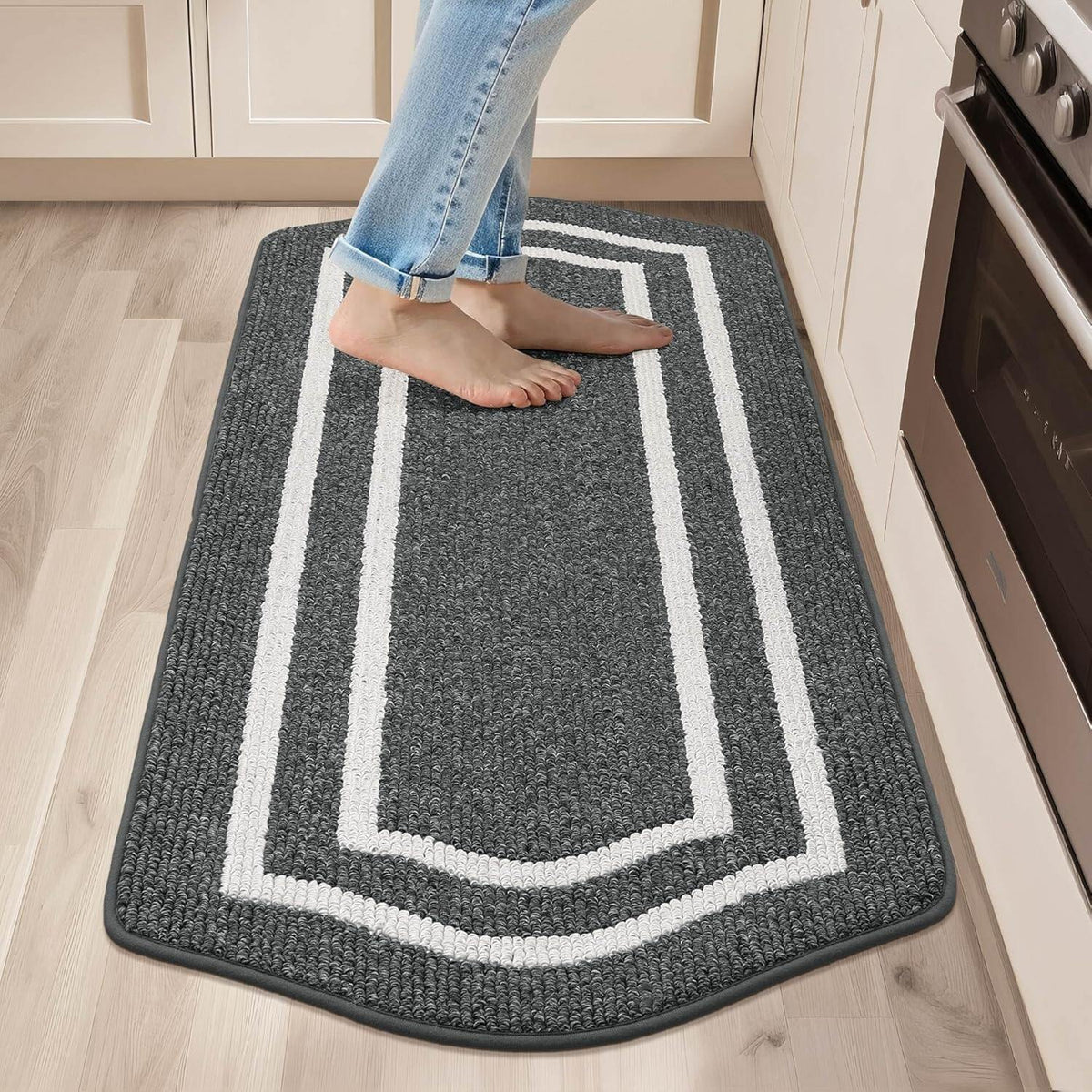 Long Kitchen Floor Mats for in Front of Sink Super Absorbent Kitchen Rugs and Mats