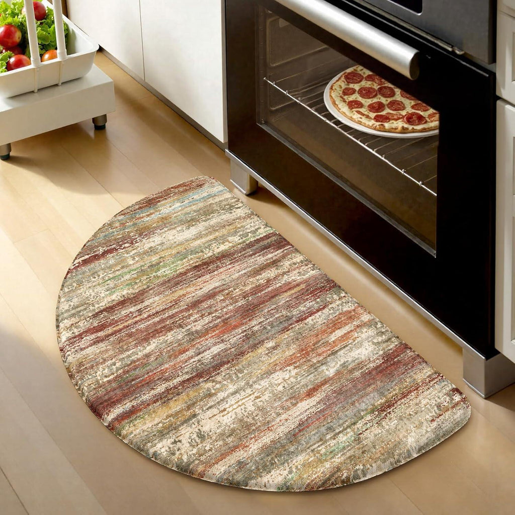 Anti Fatigue Kitchen Mats for Floor, Abstract Farmhouse Kitchen Rugs