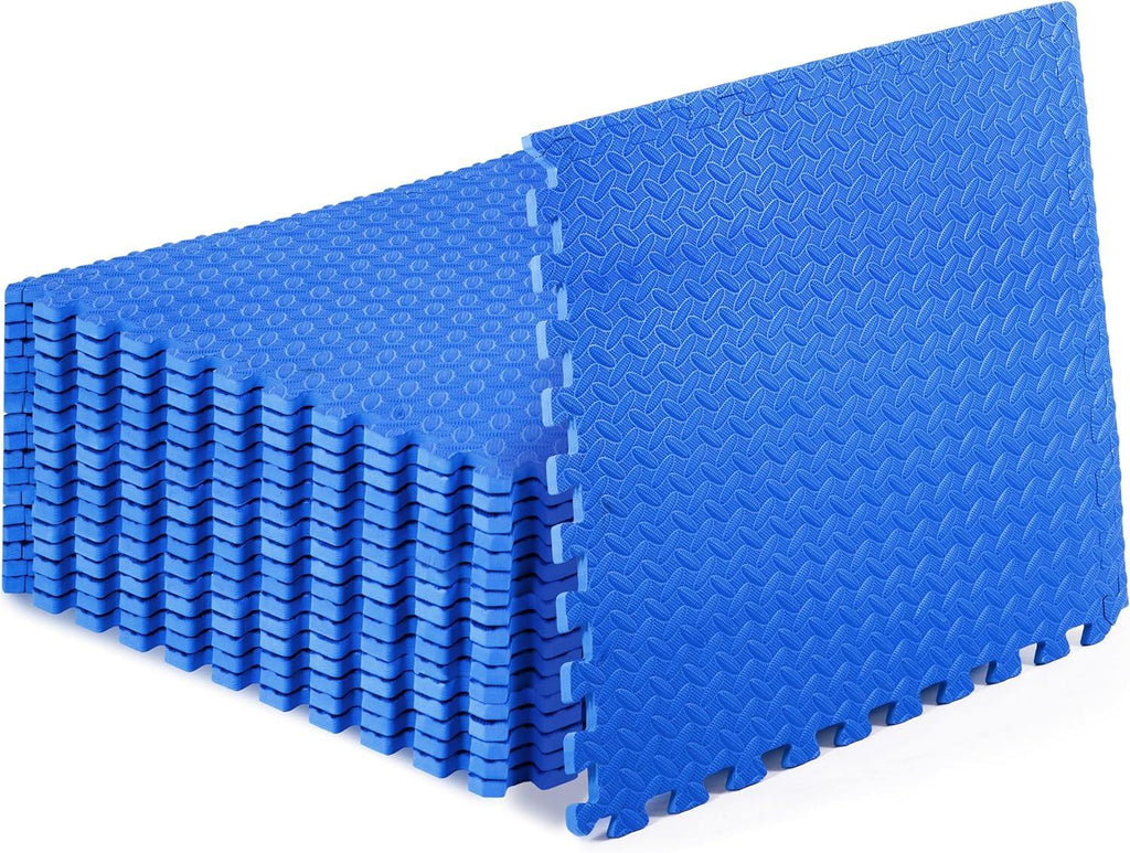Exercise Puzzle Mat ½-inch, EVA Interlocking Foam Floor Tiles for Home Gym