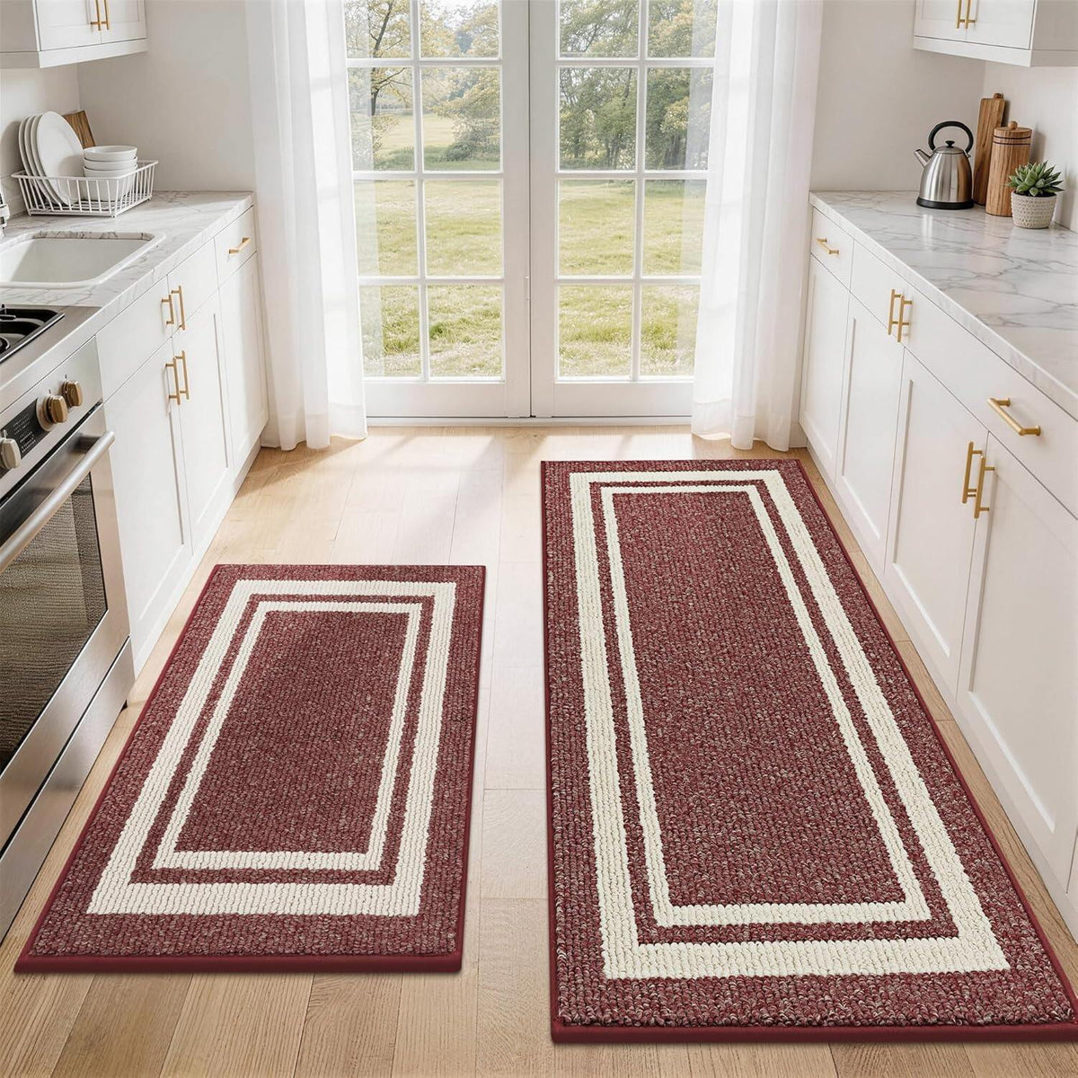 Kitchen Rugs Non-Slip Inch Thick Polypropylene Standing Mat