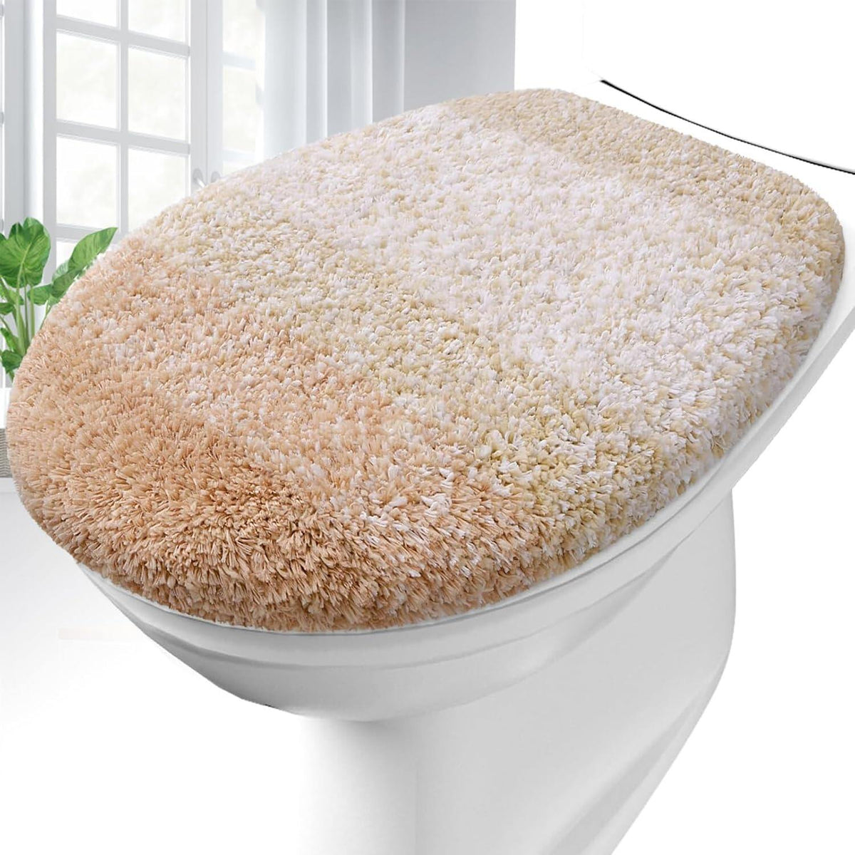 Soft Microfiber Bathroom Toilet Lid Cover