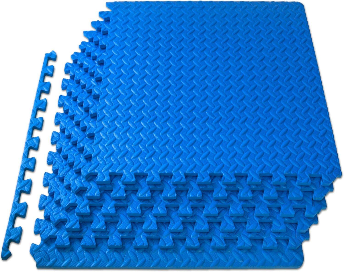Exercise Puzzle Mat ½-inch, EVA Interlocking Foam Floor Tiles for Home Gym