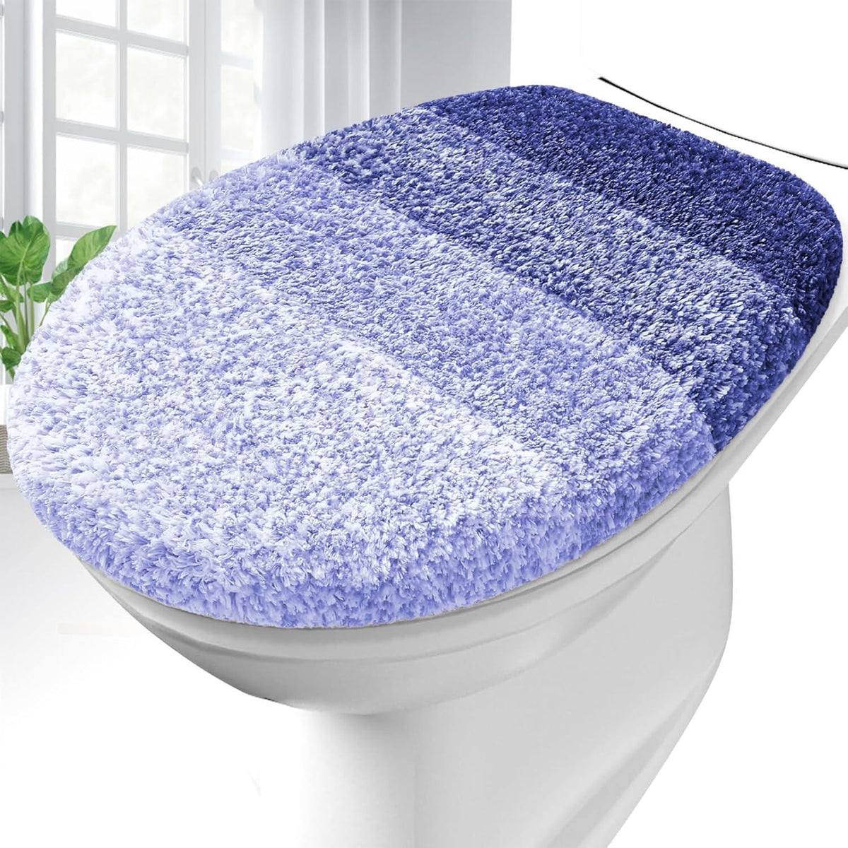 Soft Microfiber Bathroom Toilet Lid Cover