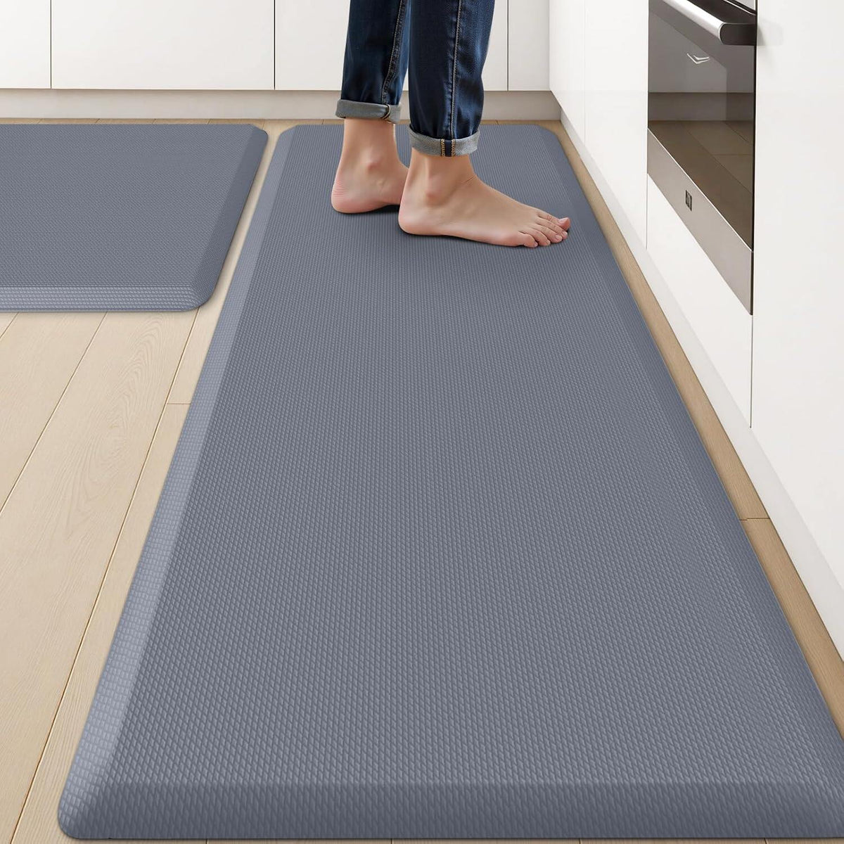 Kitchen Rugs Cushioned Anti-Fatigue Non-Slip Water Resistant Kitchen Mat