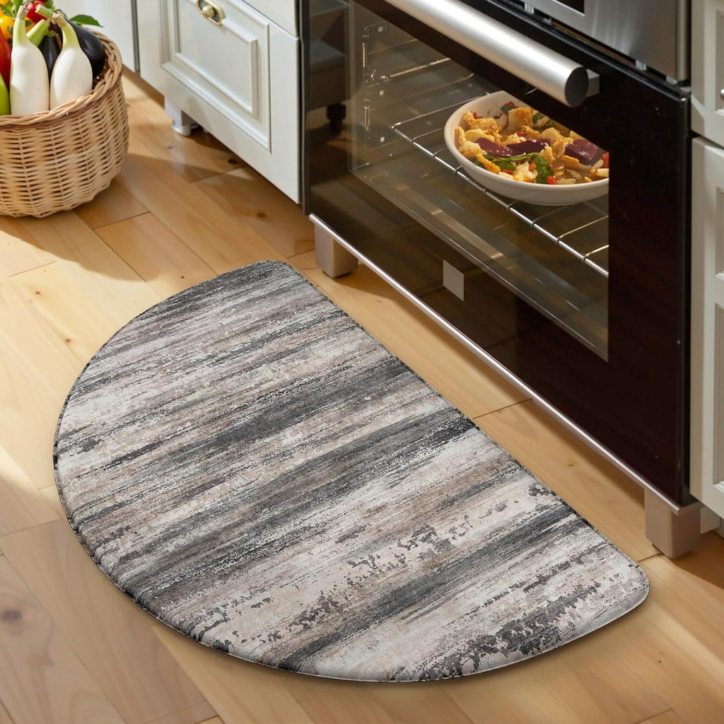 Anti Fatigue Kitchen Mats for Floor, Abstract Farmhouse Kitchen Rugs