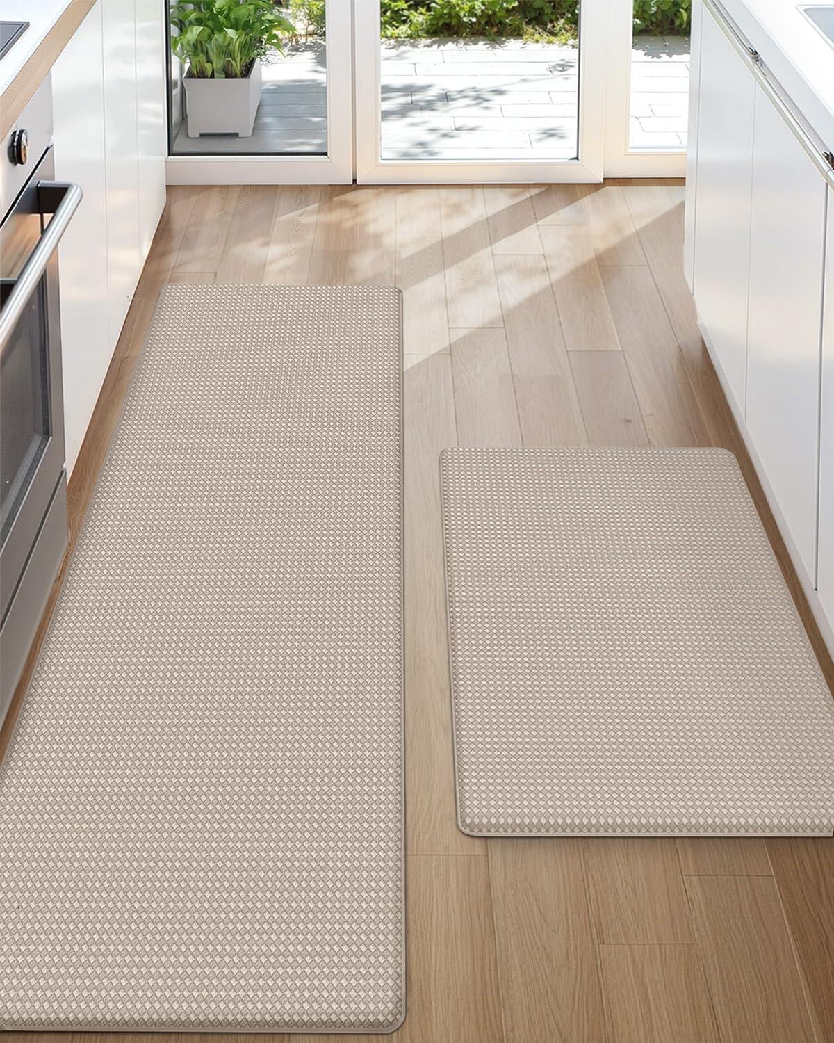 Extra Thick Anti Fatigue Cushion Kitchen Floor Mat,Easy Clean