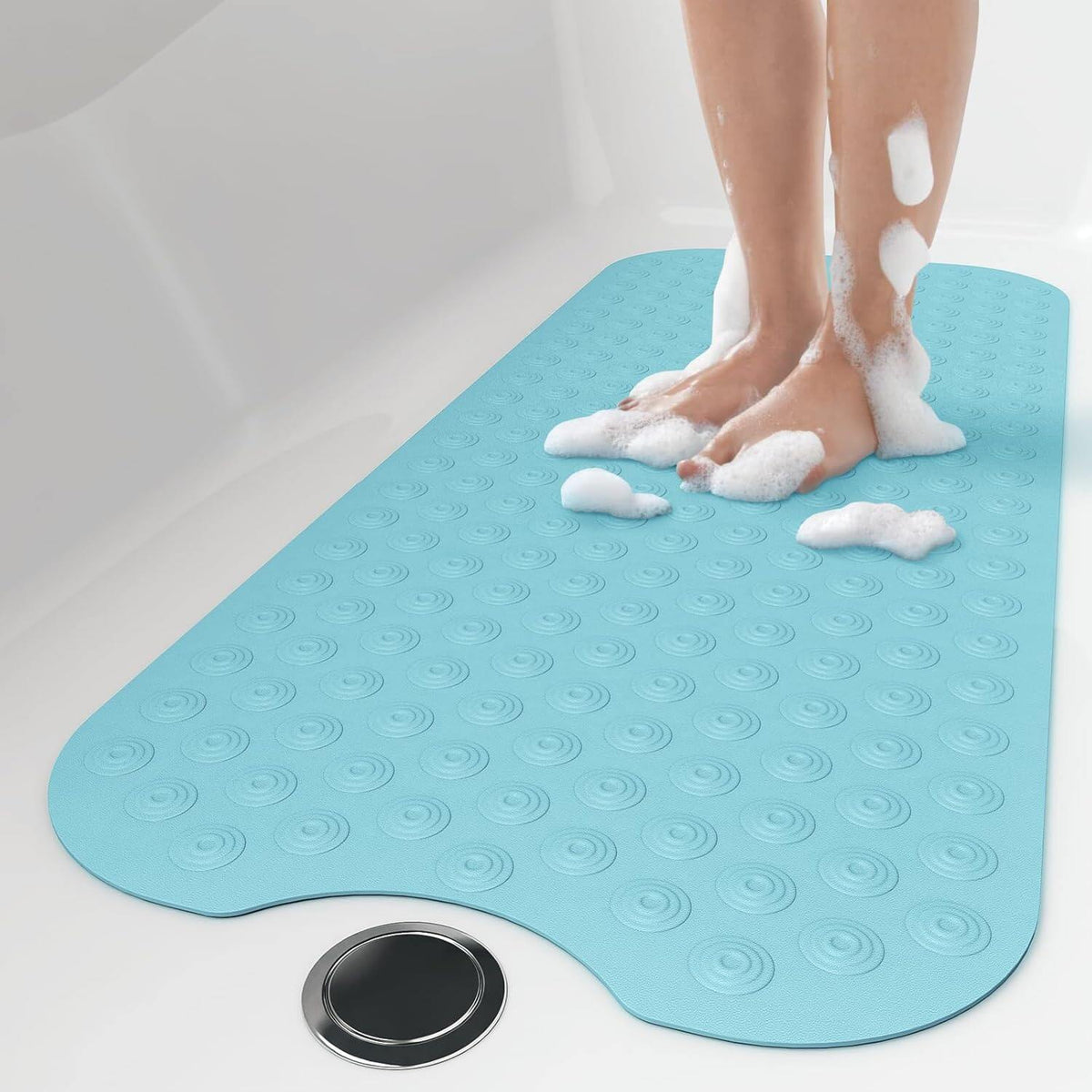 No Suction Cup Bath Mat: inch Extra Long Bathmat