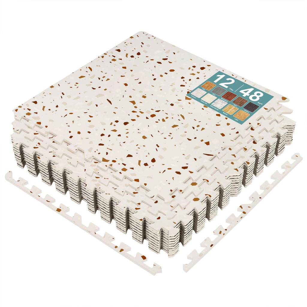 Wood Grain Floor Tiles Foam Mat EVA Interlocking Mats