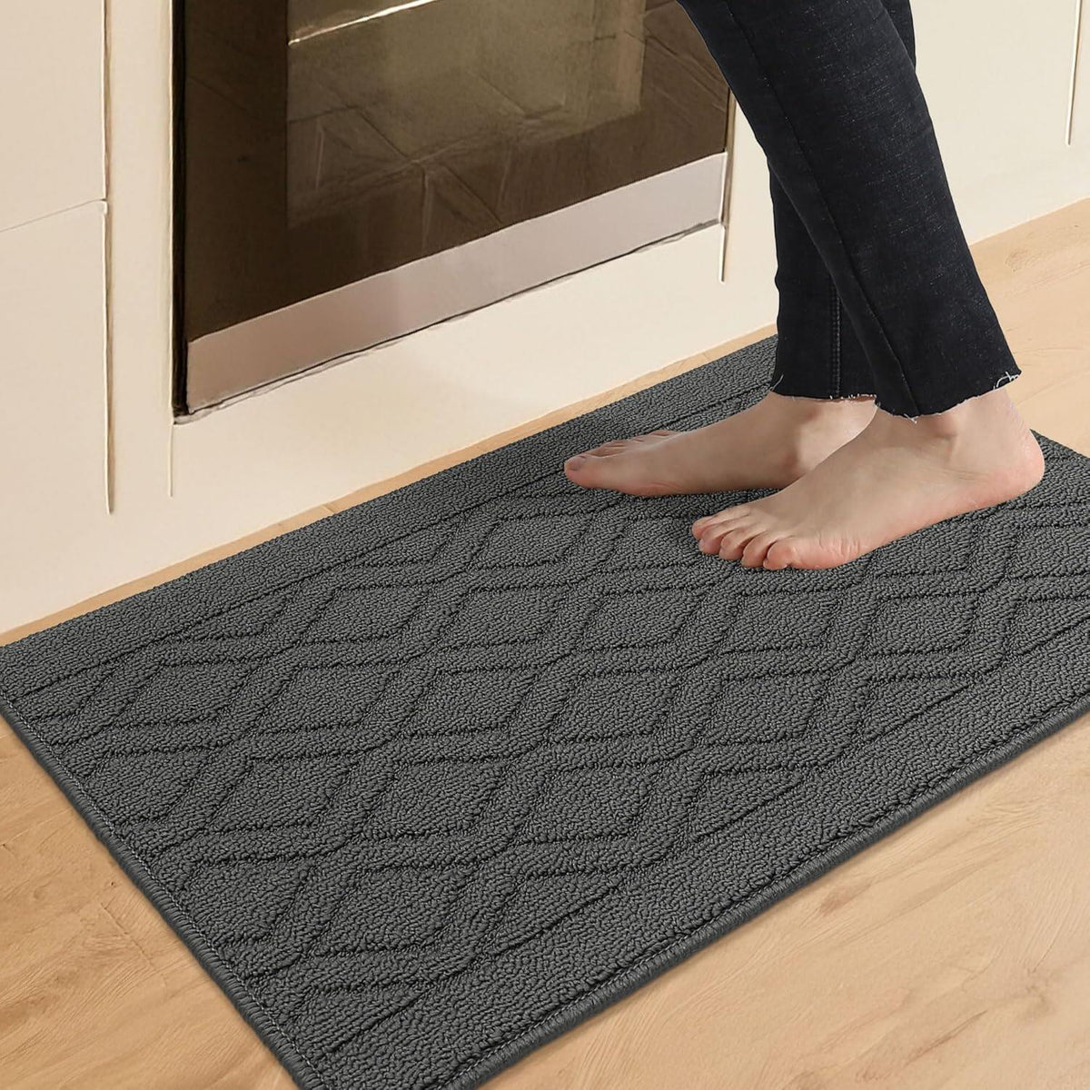 Kitchen Rugs Non-Slip Inch Thick Polypropylene Standing Mat