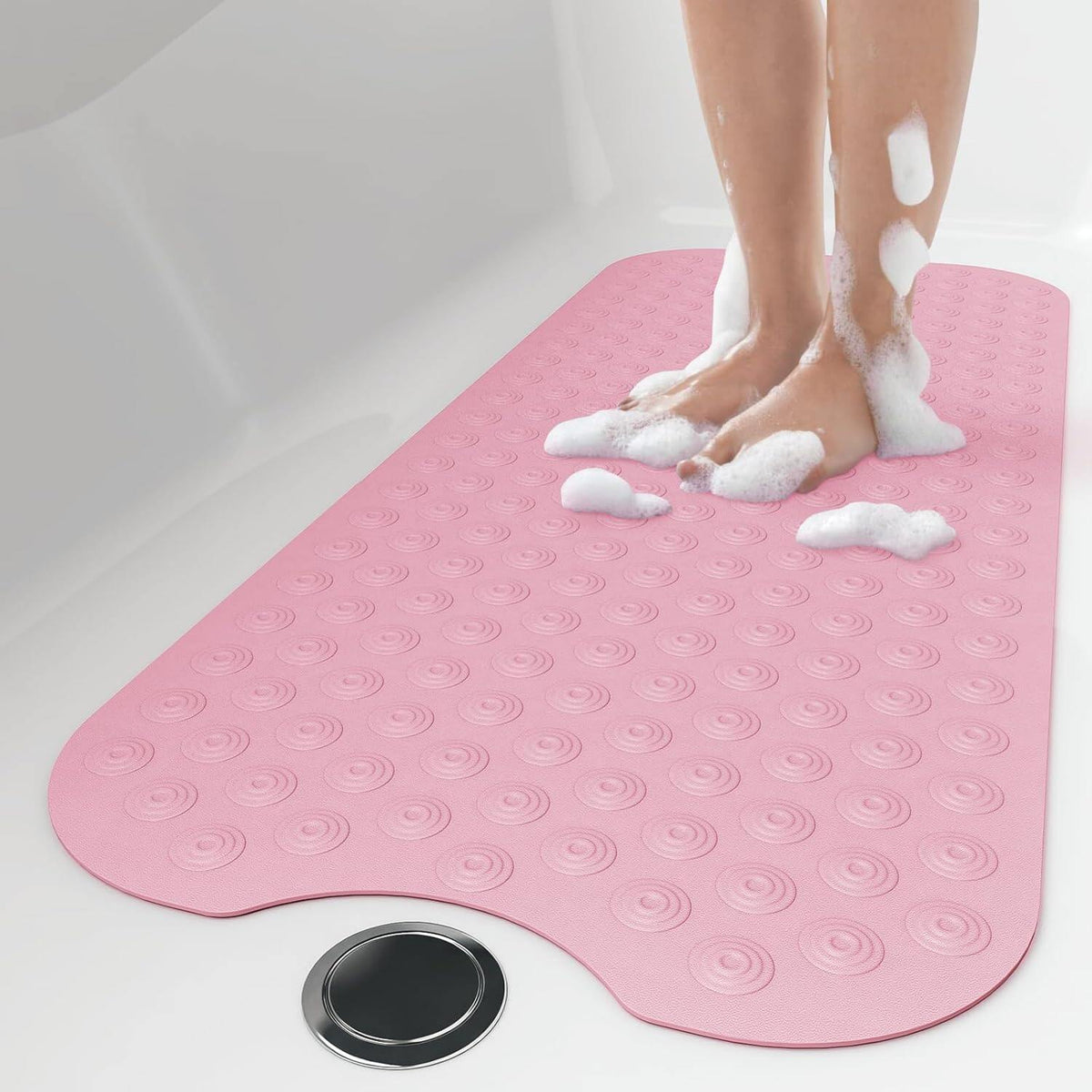 No Suction Cup Bath Mat: inch Extra Long Bathmat