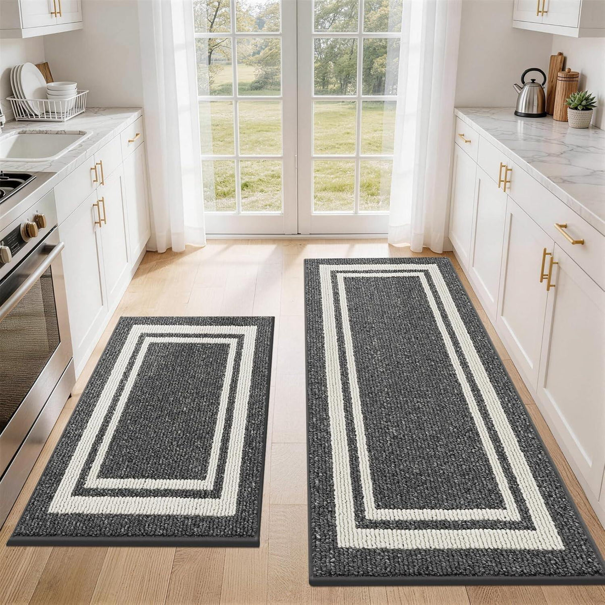 Kitchen Rugs Non-Slip Inch Thick Polypropylene Standing Mat