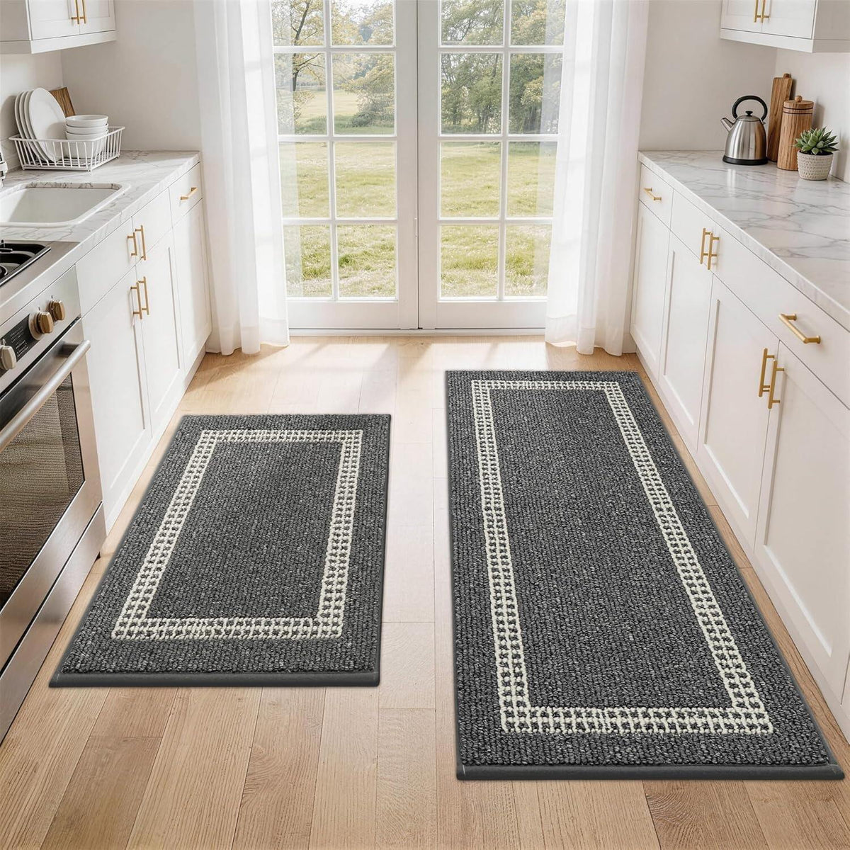 Kitchen Rugs Non-Slip Inch Thick Polypropylene Standing Mat