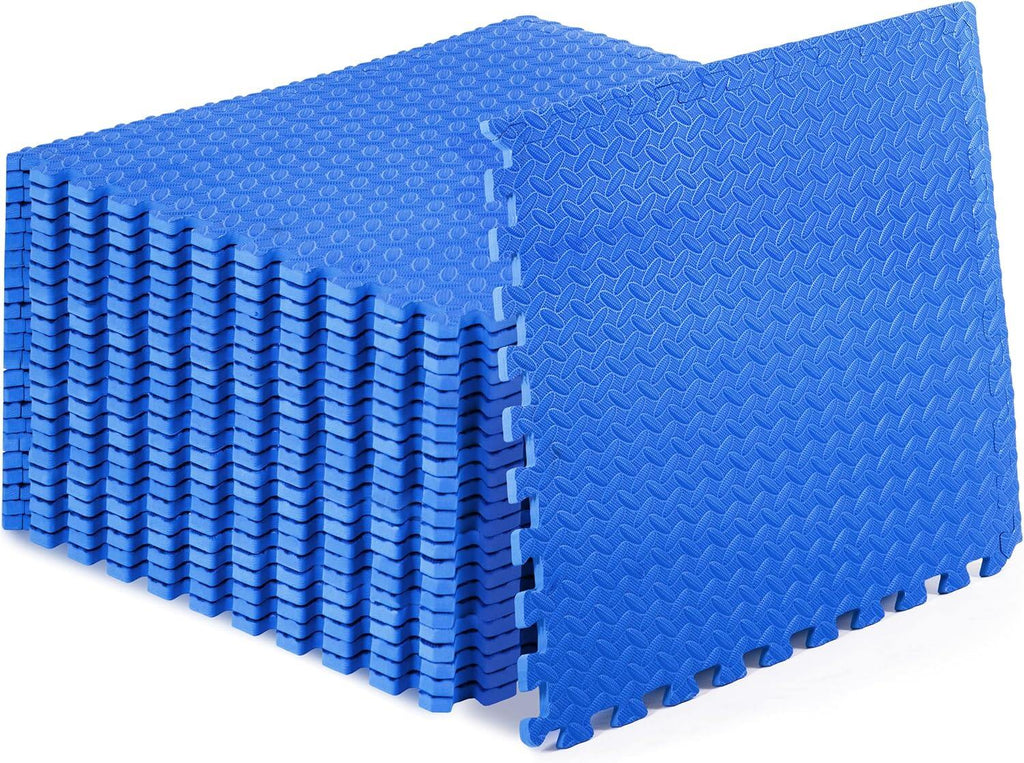 Exercise Puzzle Mat ½-inch, EVA Interlocking Foam Floor Tiles for Home Gym