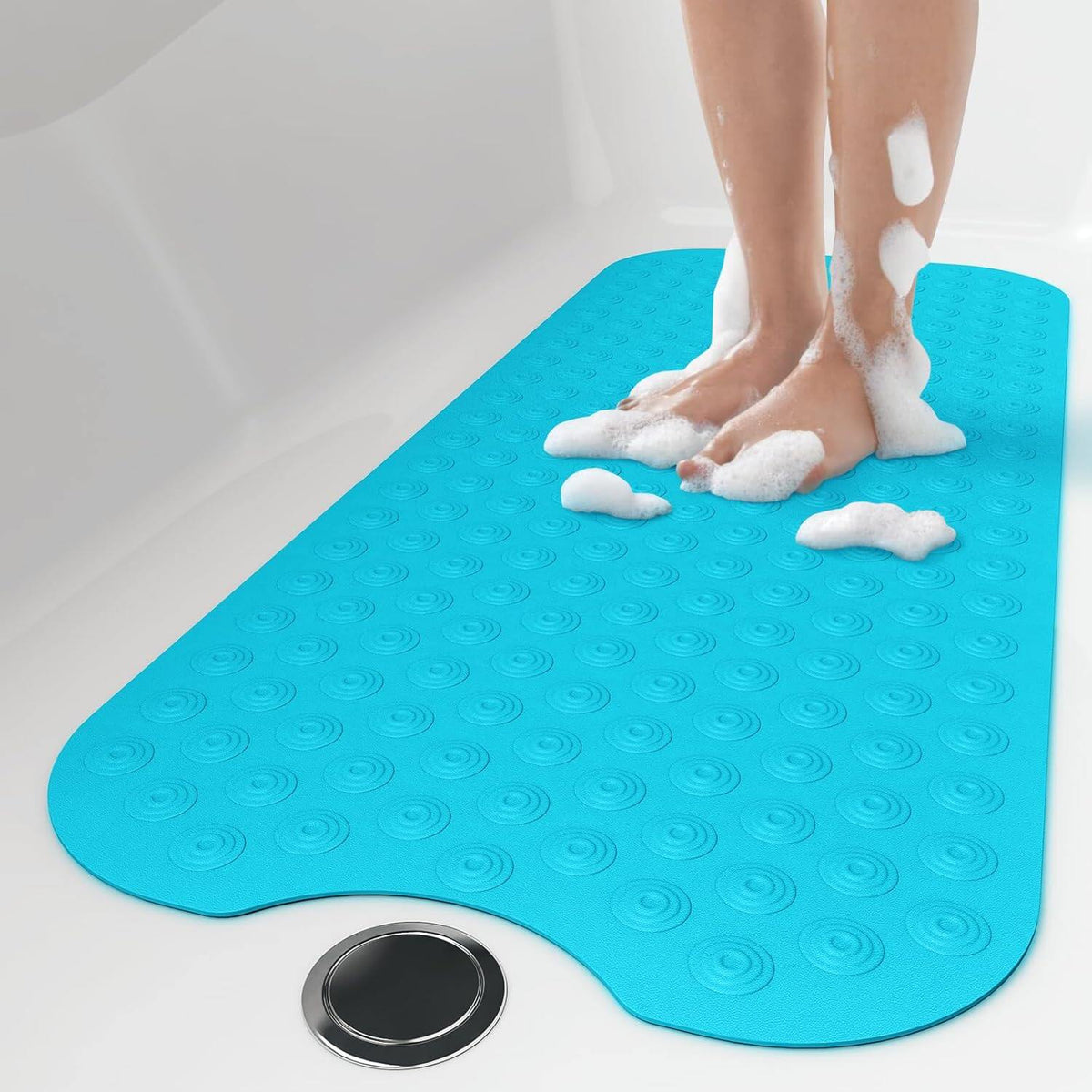 No Suction Cup Bath Mat: inch Extra Long Bathmat