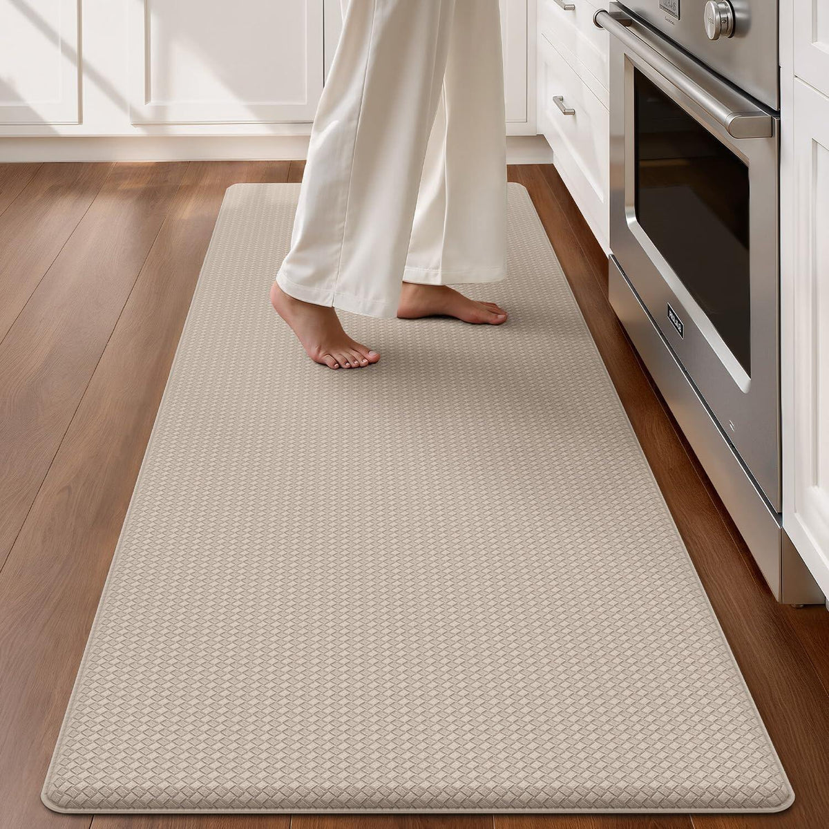 Extra Thick Anti Fatigue Cushion Kitchen Floor Mat,Easy Clean