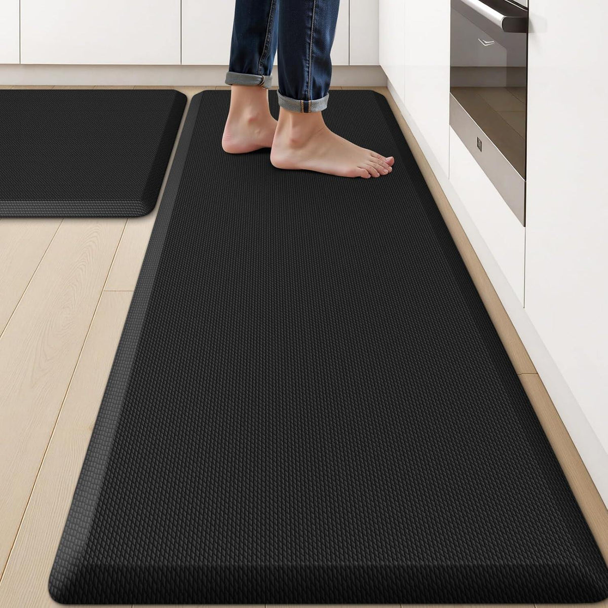Kitchen Rugs Cushioned Anti-Fatigue Non-Slip Water Resistant Kitchen Mat