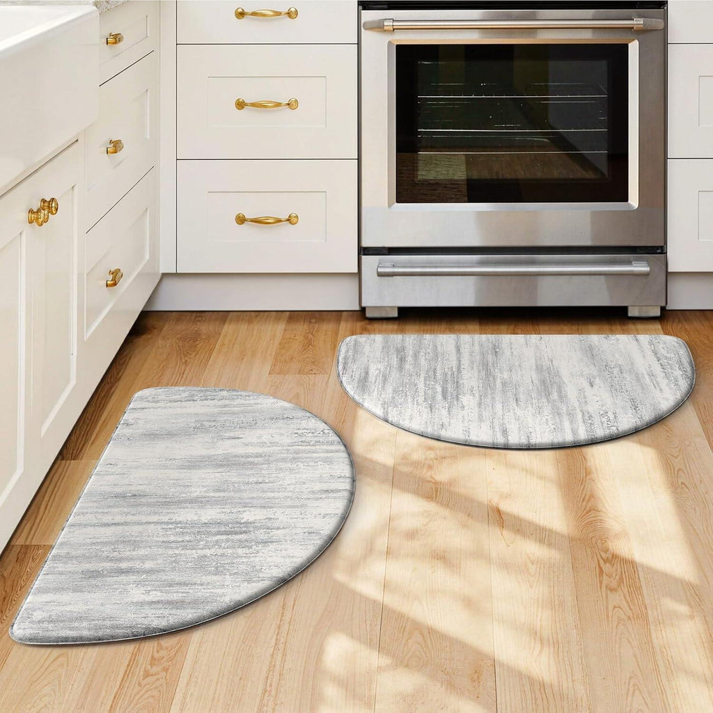 Anti Fatigue Kitchen Mats for Floor, Abstract Farmhouse Kitchen Rugs