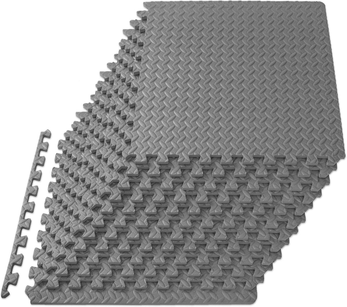 Exercise Puzzle Mat ½-inch, EVA Interlocking Foam Floor Tiles for Home Gym