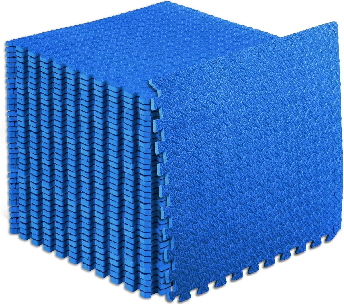 Exercise Puzzle Mat ½-inch, EVA Interlocking Foam Floor Tiles for Home Gym