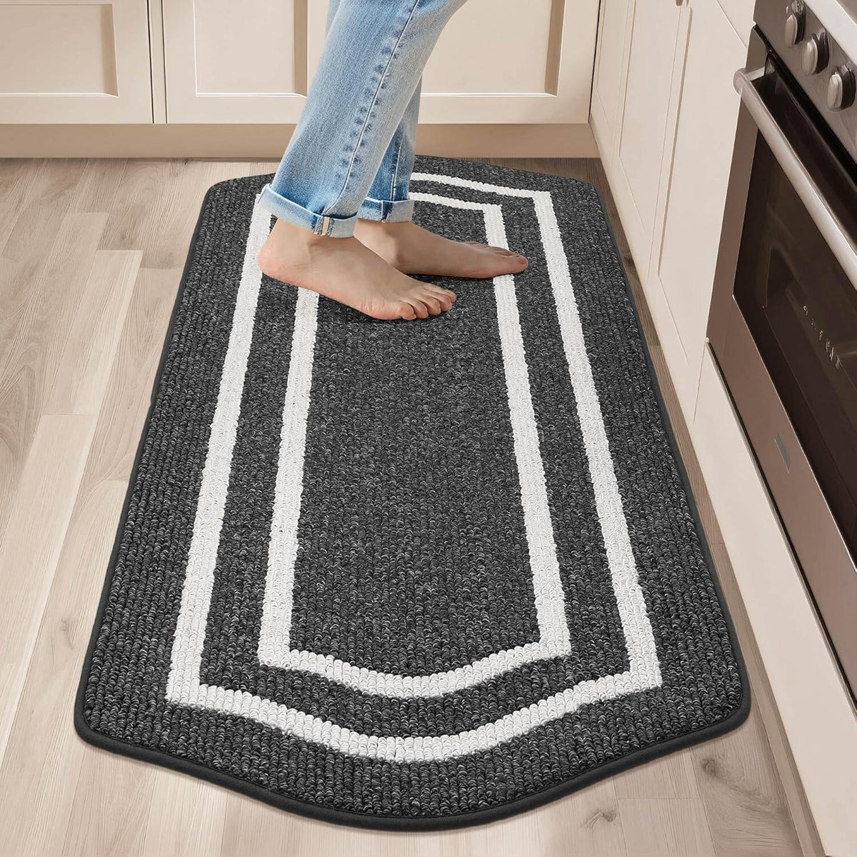 Long Kitchen Floor Mats for in Front of Sink Super Absorbent Kitchen Rugs and Mats