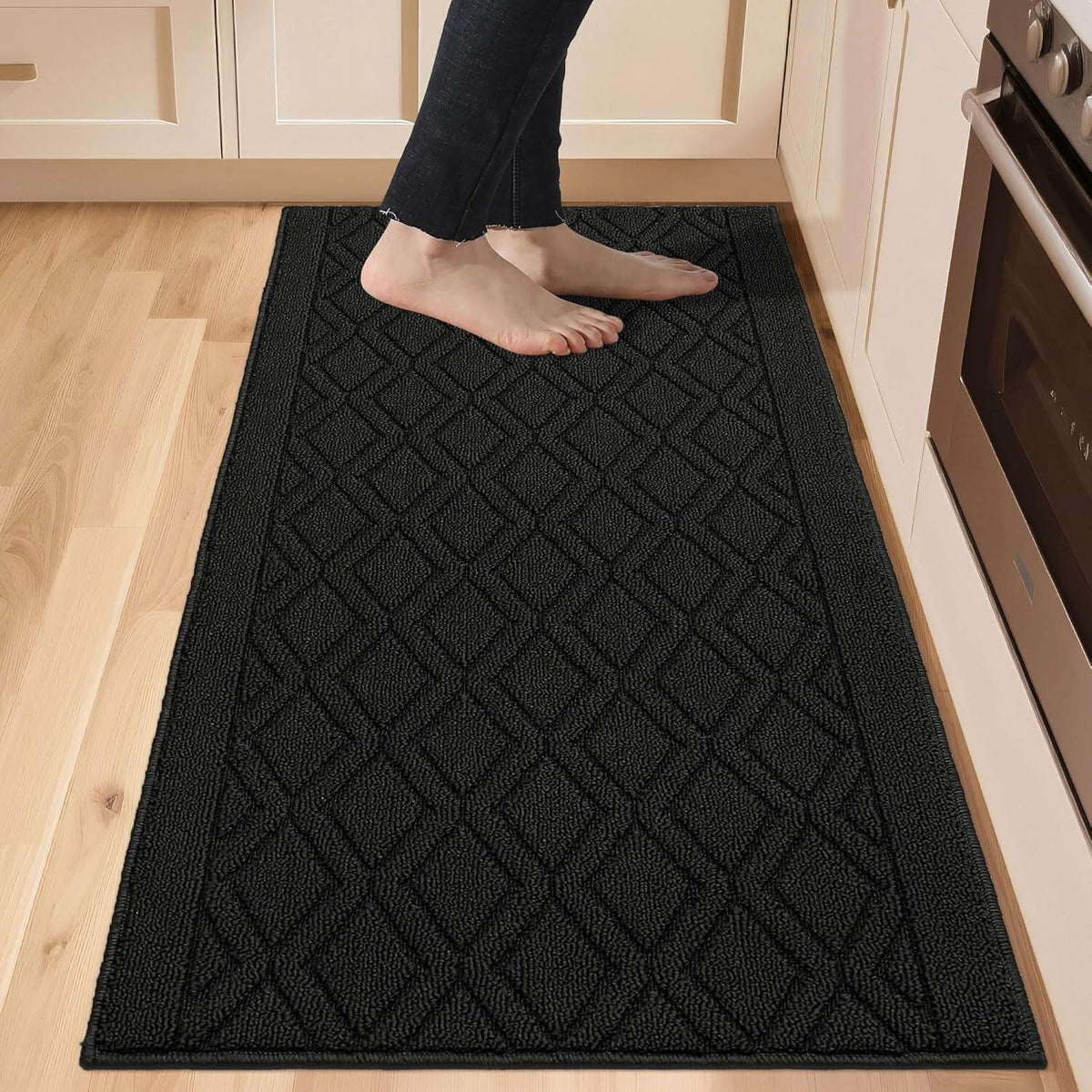 Kitchen Rugs Non-Slip Inch Thick Polypropylene Standing Mat
