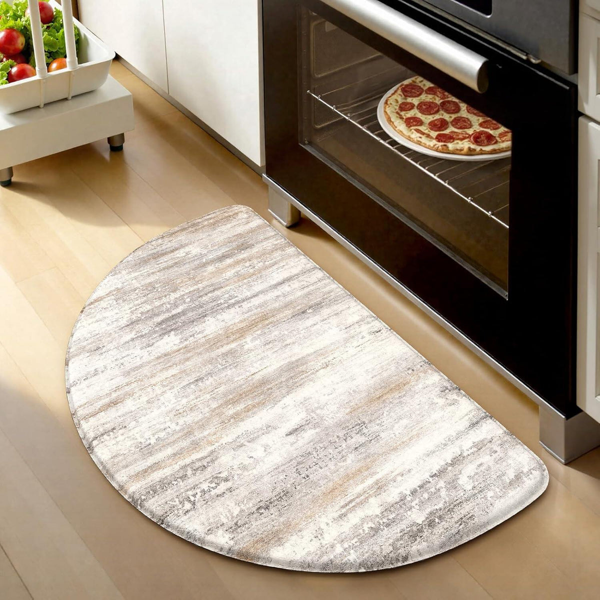 Anti Fatigue Kitchen Mats for Floor, Abstract Farmhouse Kitchen Rugs