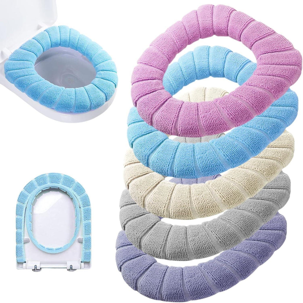 Thicker Bathroom Toilet Seat Cover Pads- Soft Warmer Toilet Seat Cushion