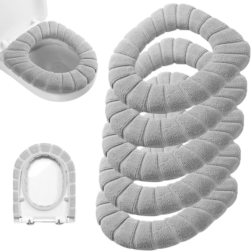 Thicker Bathroom Toilet Seat Cover Pads- Soft Warmer Toilet Seat Cushion
