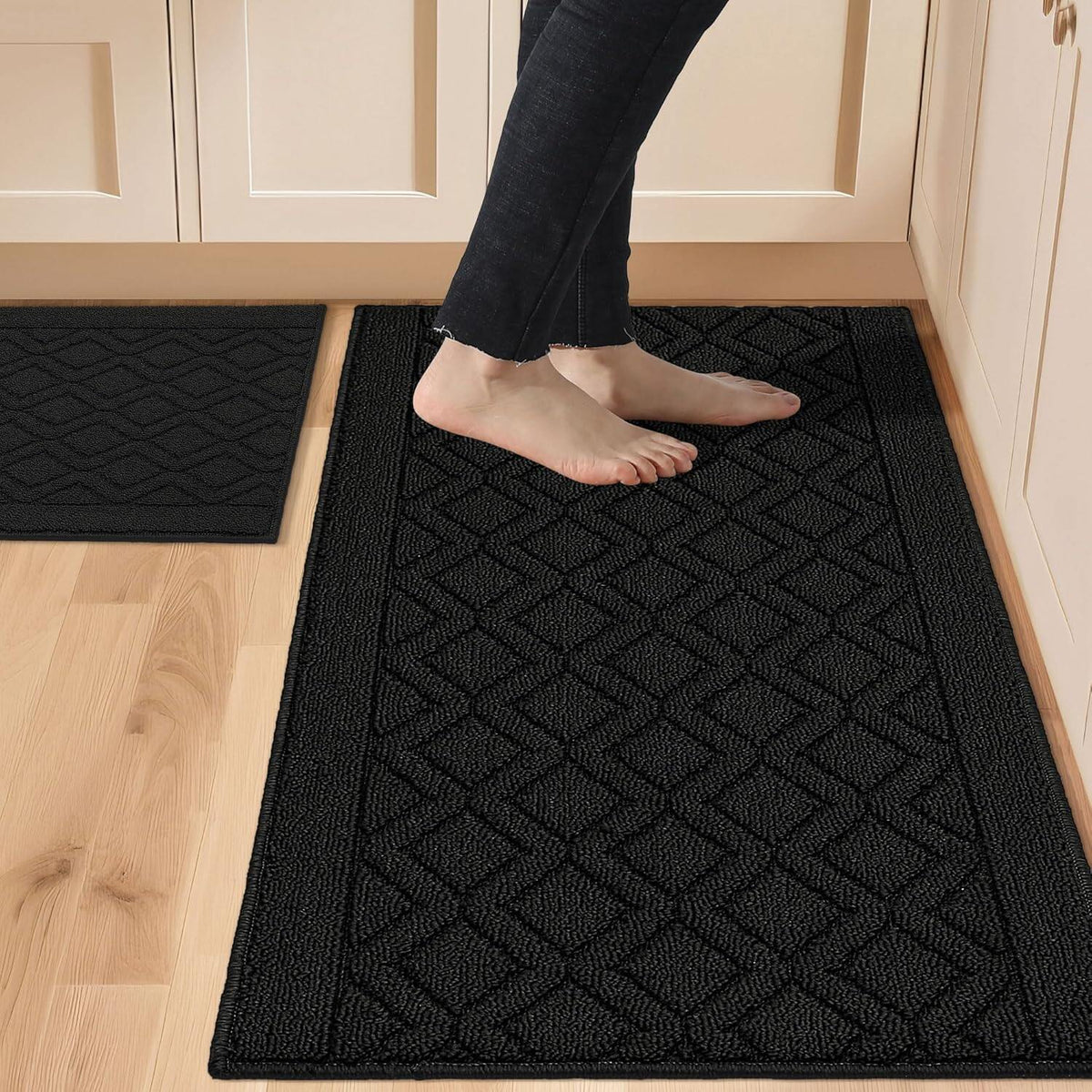 Kitchen Rugs Non-Slip Inch Thick Polypropylene Standing Mat