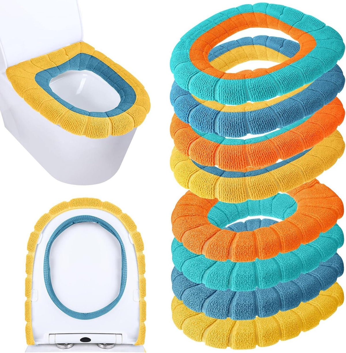Thicker Bathroom Toilet Seat Cover Pads Soft Comfortable Toilet Seat Cushion