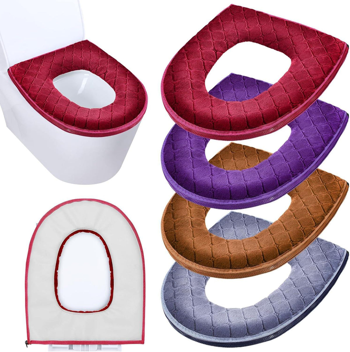 Toilet Seat Covers Pads for Bathroom Comfortable Toilet Seat Cushion