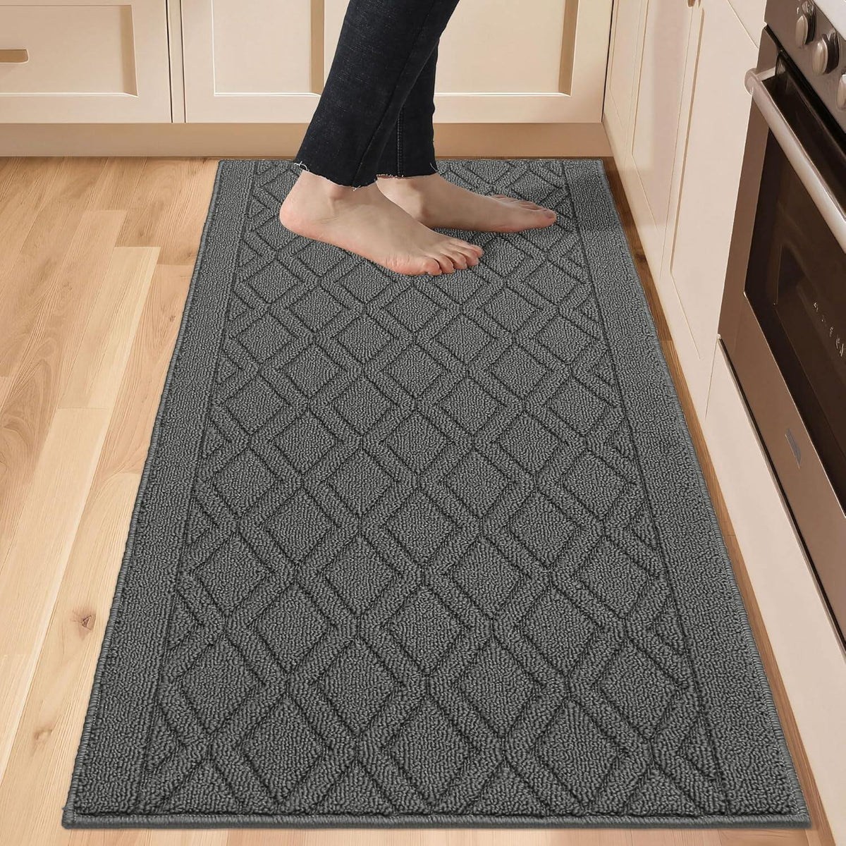 Kitchen Rugs Non-Slip Inch Thick Polypropylene Standing Mat
