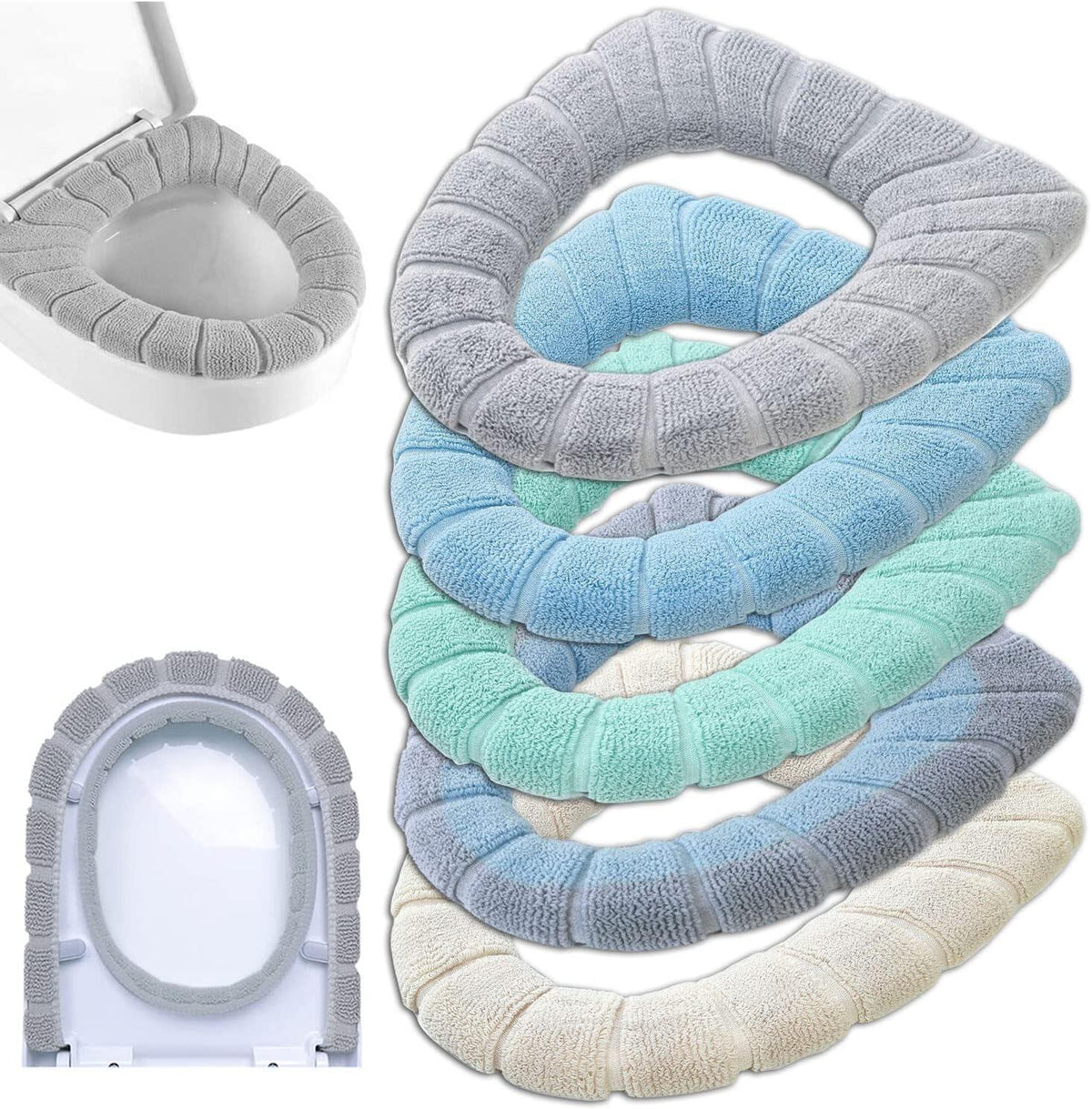 Thicken Toilet seat Cover Cushion Pads Luxury Toilets Warm Toilet seat Covers Warm Toilet Seat Mat