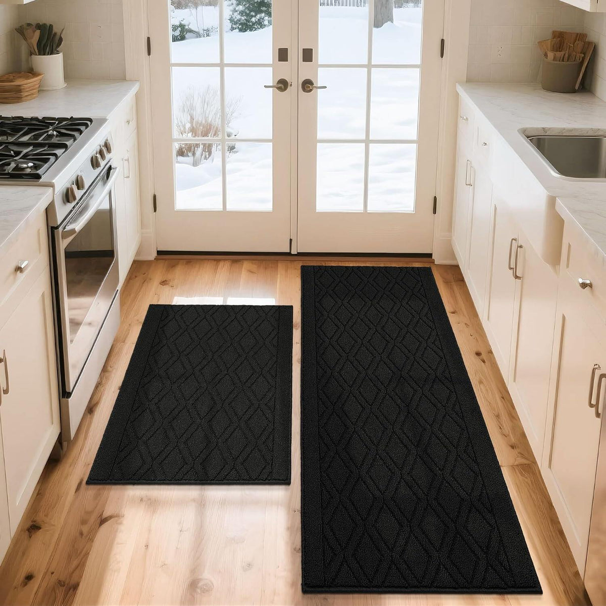 Kitchen Rugs Non-Slip Inch Thick Polypropylene Standing Mat