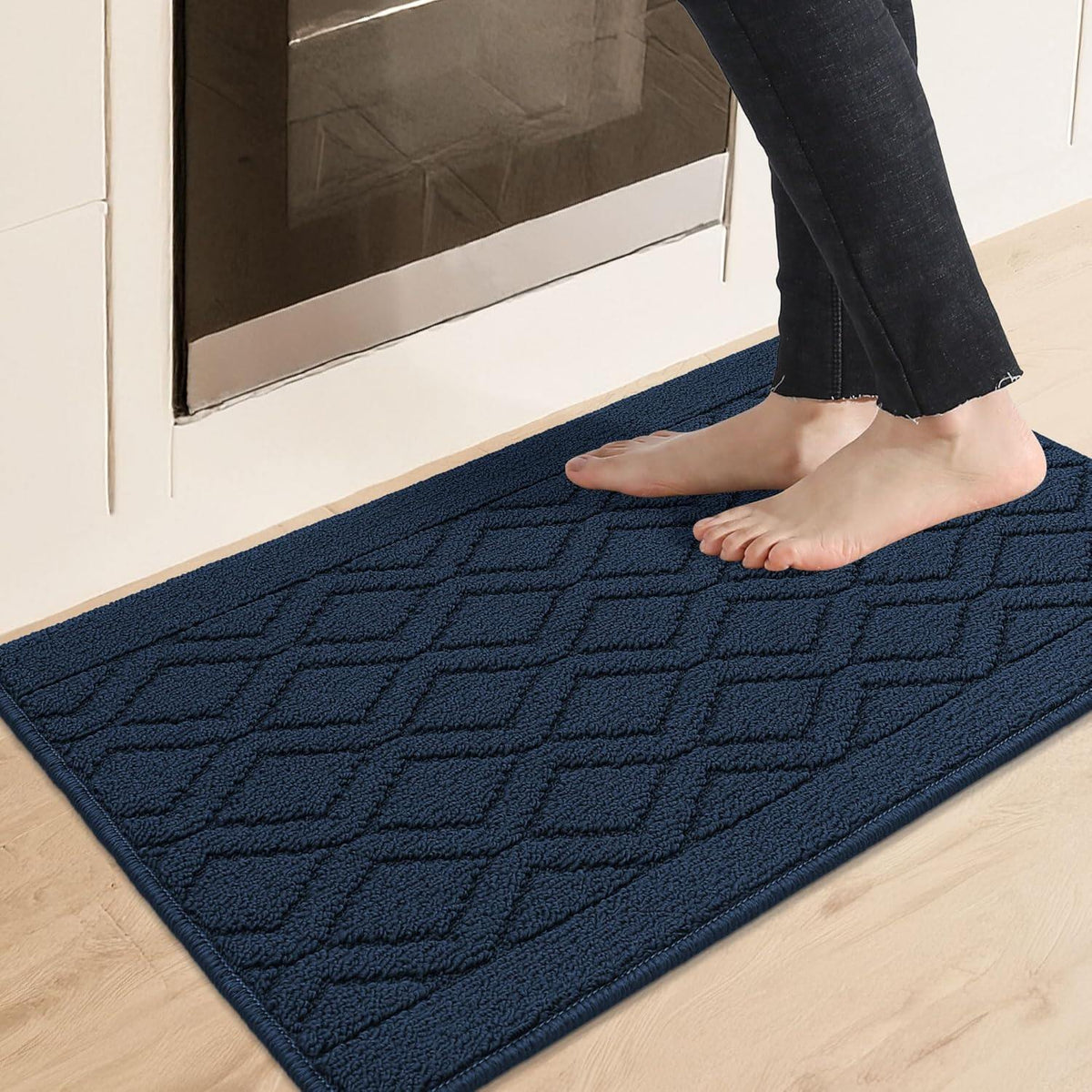 Kitchen Rugs Non-Slip Inch Thick Polypropylene Standing Mat