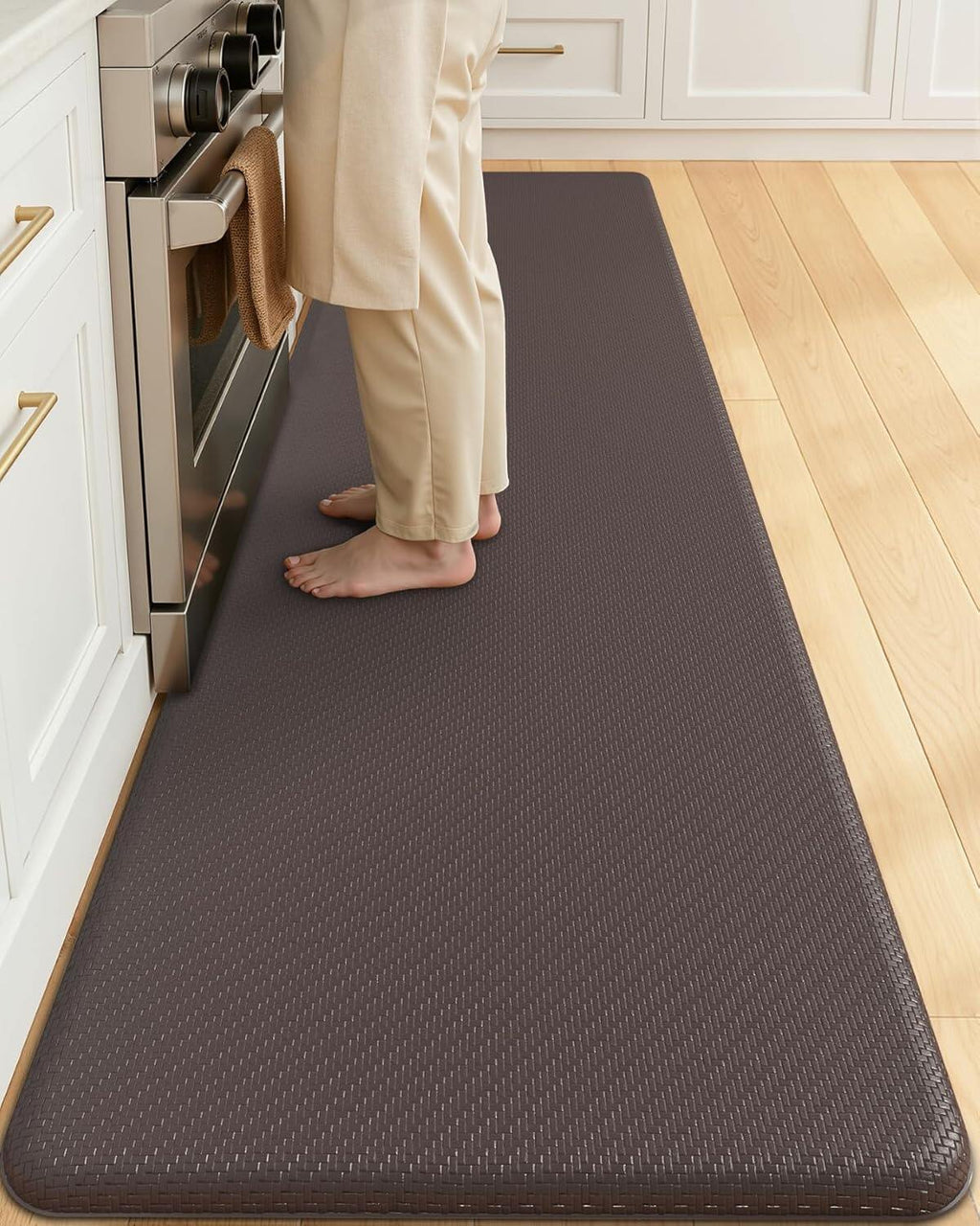 Extra Thick Anti Fatigue Cushion Kitchen Floor Mat,Easy Clean