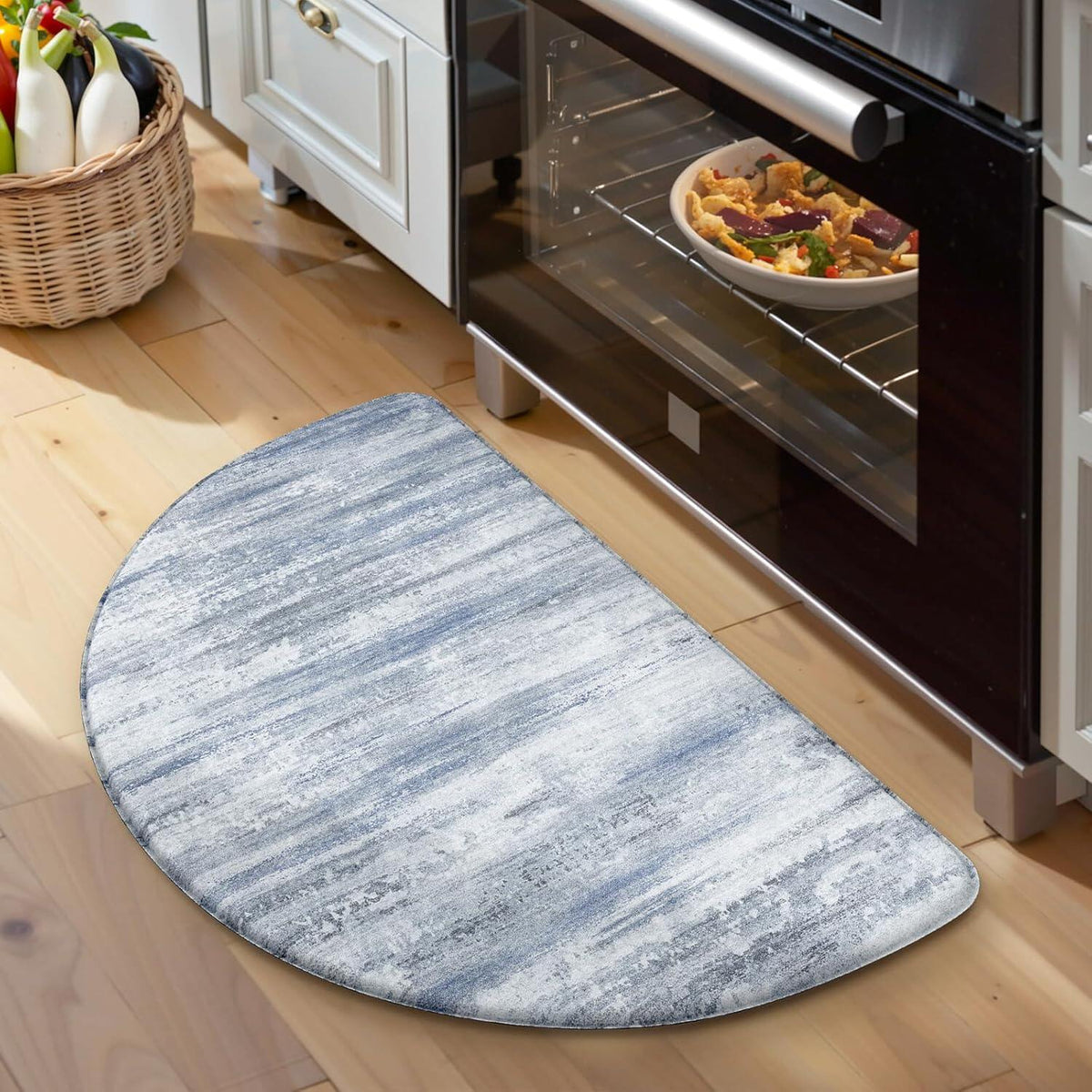Anti Fatigue Kitchen Mats for Floor, Abstract Farmhouse Kitchen Rugs