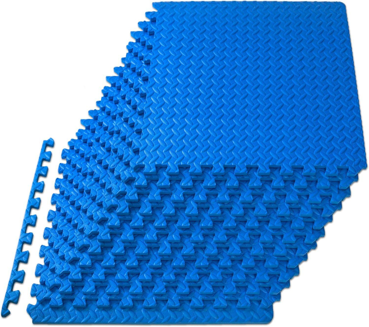 Exercise Puzzle Mat ½-inch, EVA Interlocking Foam Floor Tiles for Home Gym