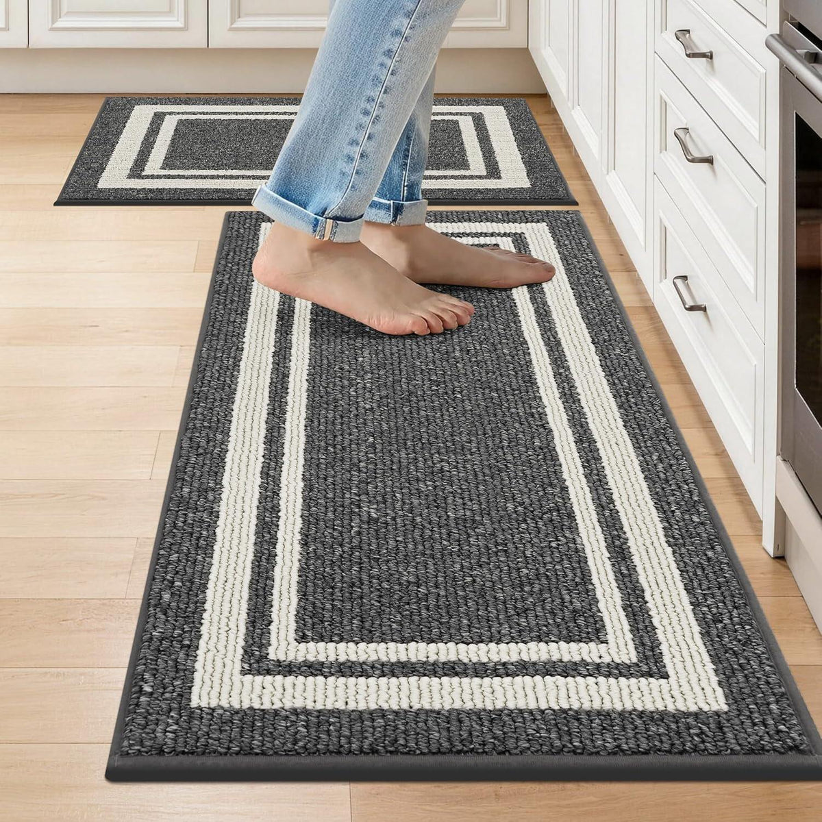 Kitchen Rugs Non-Slip Inch Thick Polypropylene Standing Mat