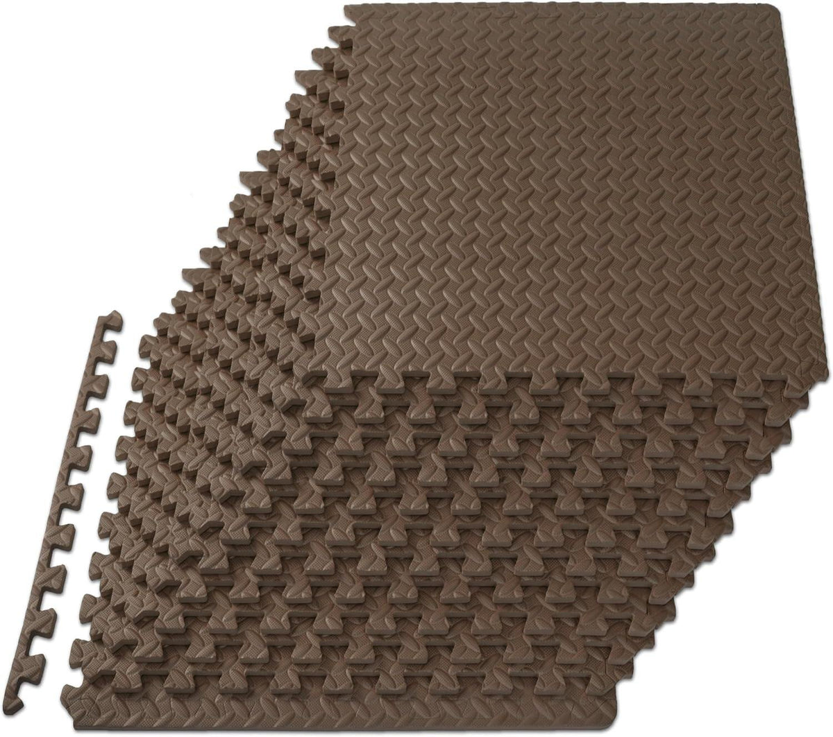 Exercise Puzzle Mat ½-inch, EVA Interlocking Foam Floor Tiles for Home Gym