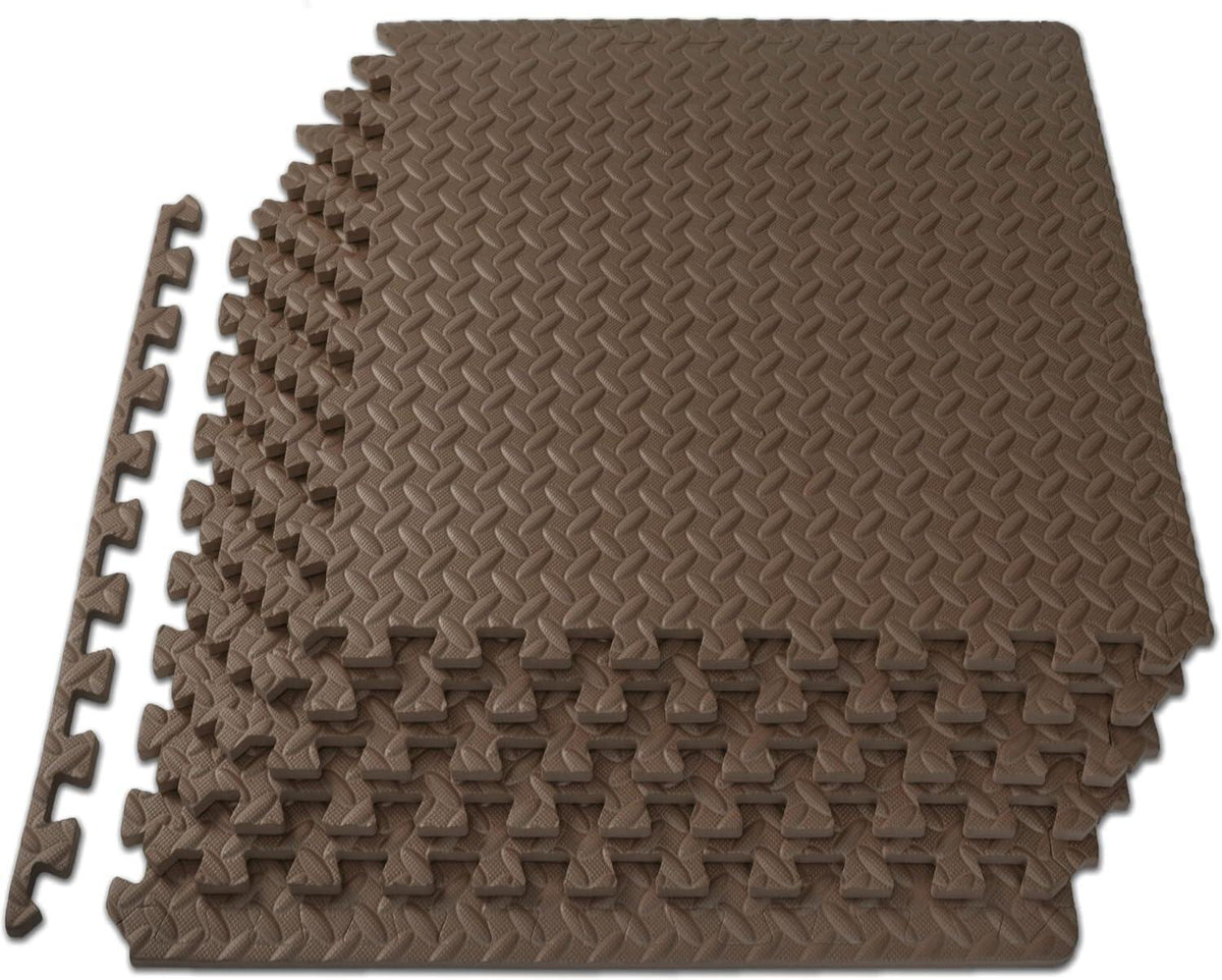 Exercise Puzzle Mat ½-inch, EVA Interlocking Foam Floor Tiles for Home Gym