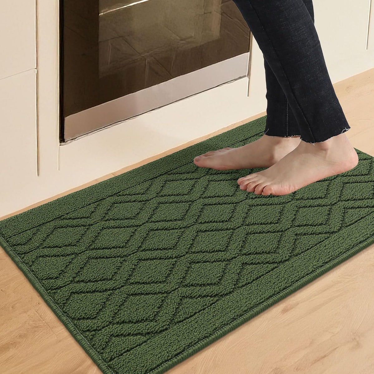 Kitchen Rugs Non-Slip Inch Thick Polypropylene Standing Mat