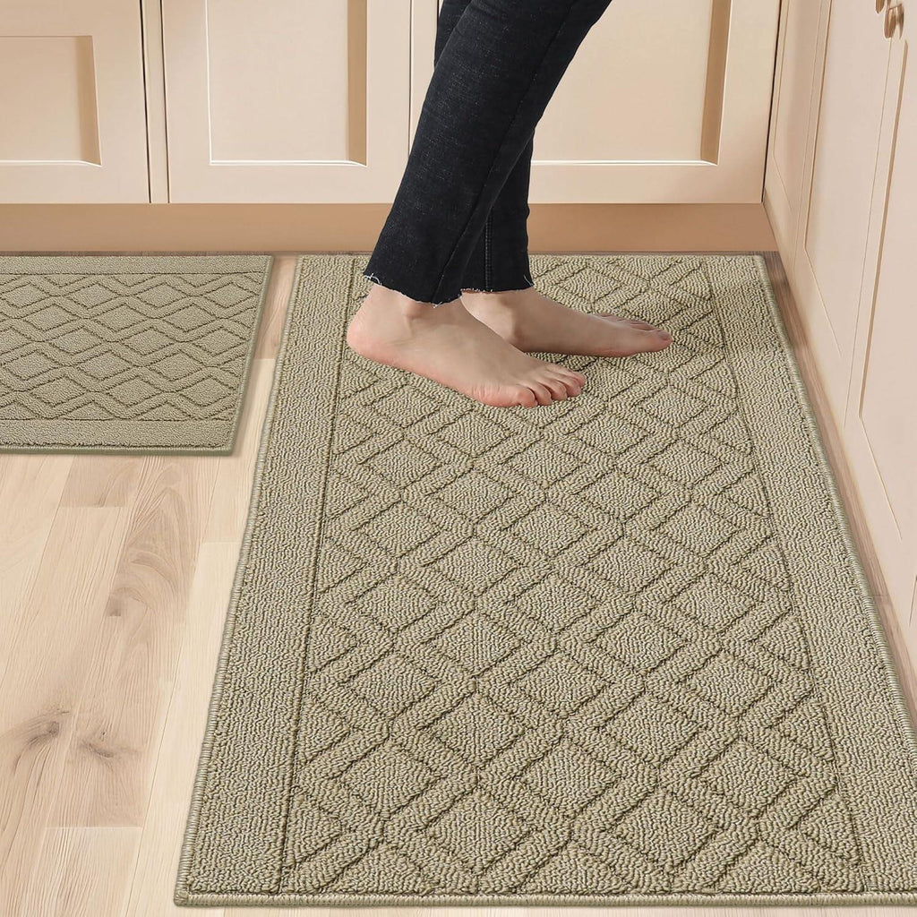 Kitchen Rugs Non-Slip Inch Thick Polypropylene Standing Mat