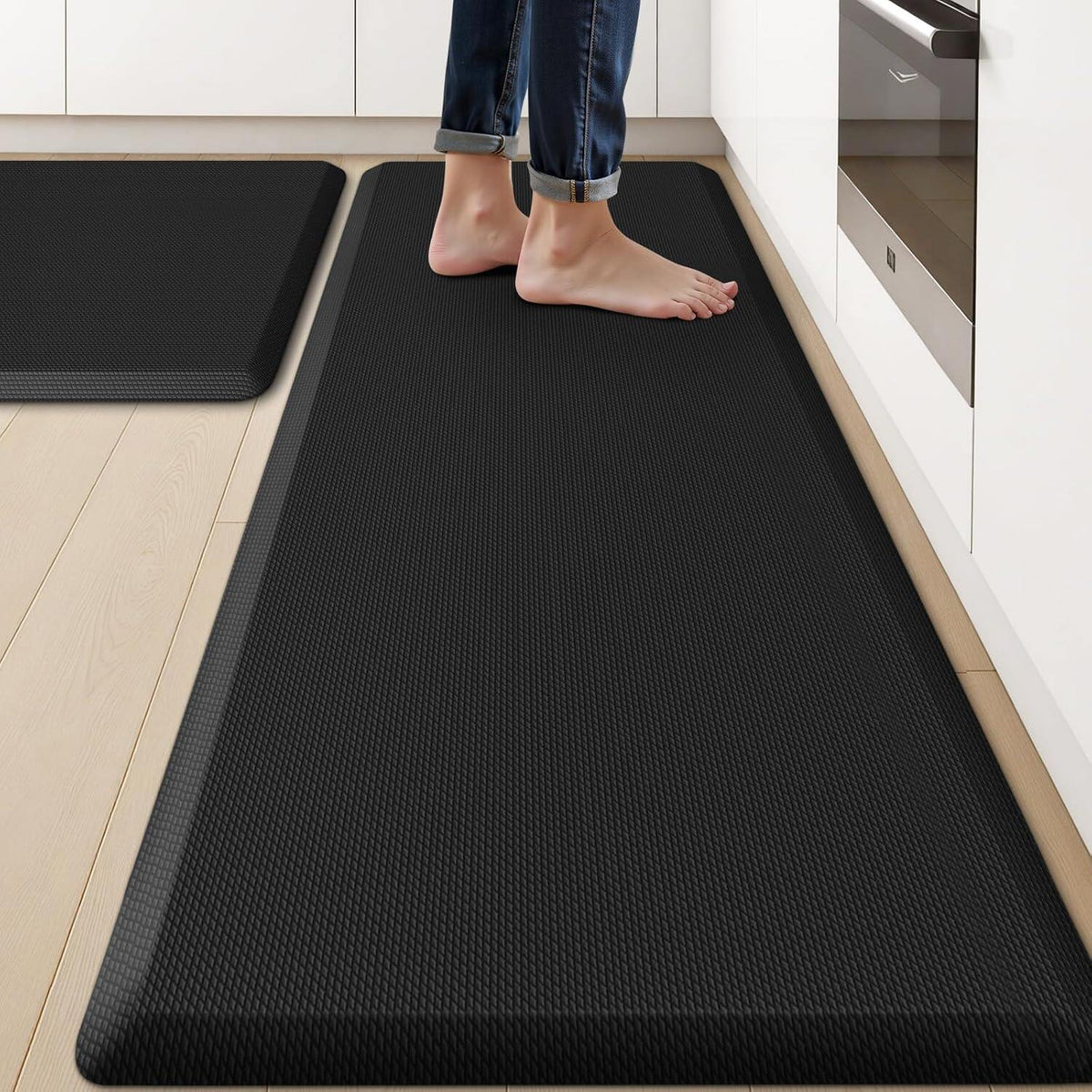 Kitchen Rugs Cushioned Anti-Fatigue Non-Slip Water Resistant Kitchen Mat